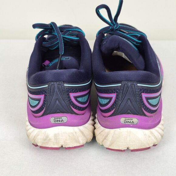 Brooks Women's Sz 9 Glycerin 15 Evening Blue Purple Cactus W Neutral Running - Picture 5 of 7